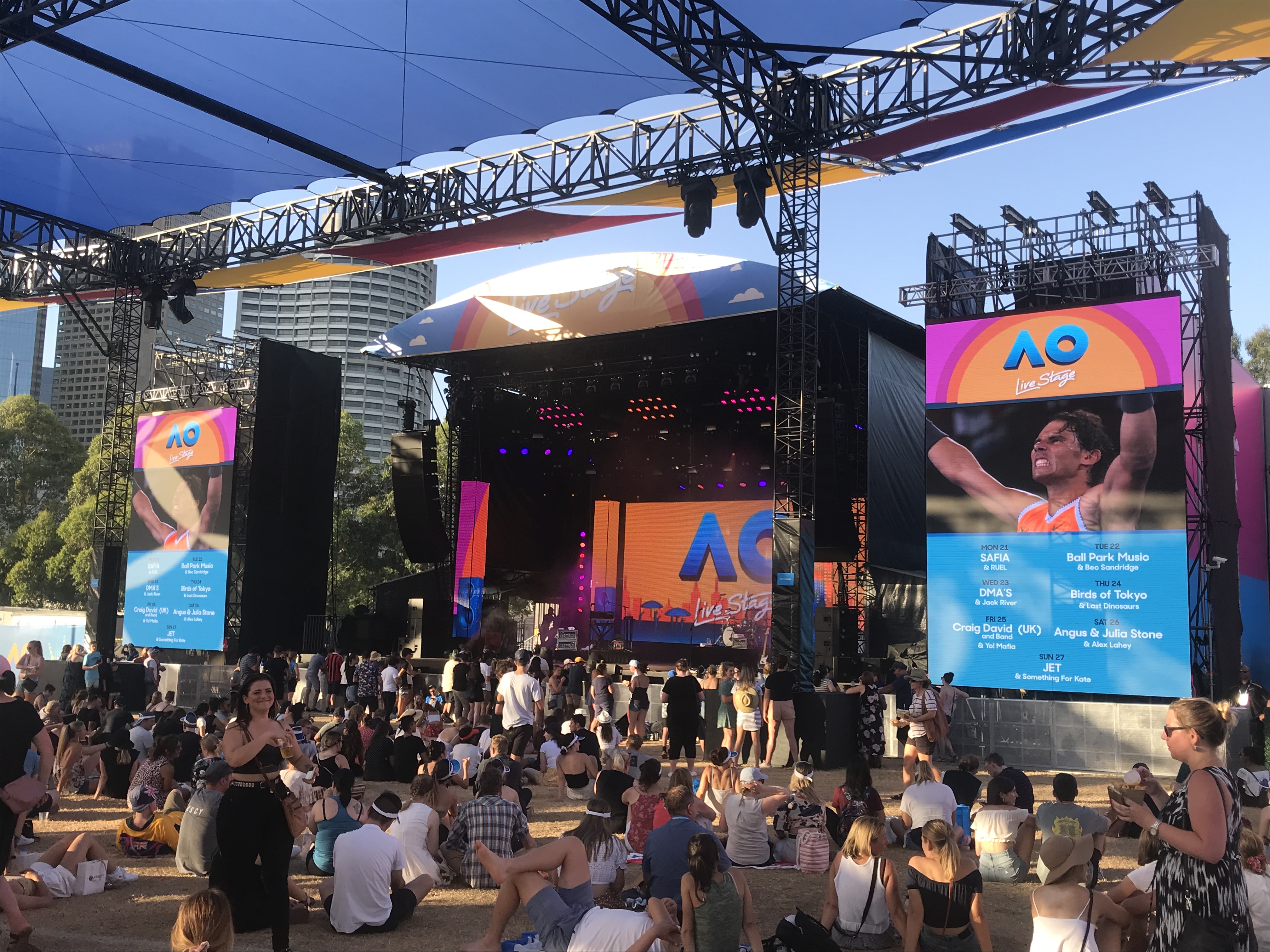 What does Aus Open have to do with music? On Melbourne, tennis and live music stage